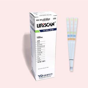 유린 뇨스틱 10종(100T) 소변검사지 소변검사 스틱 시험지 케톤검사지