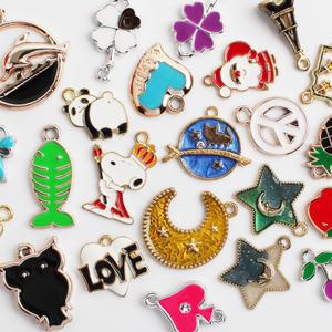 참장식 가방장식 스마일팬턴 열쇠고리 부자재