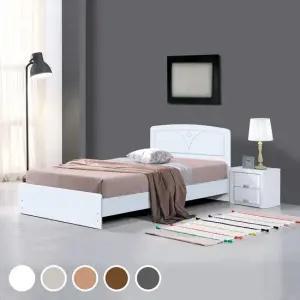 키즈돔 마리 싱글침대_화이트   양면매트 포함