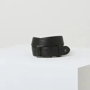 [헤지스](대전신세계)[HAZZYS ACC] 블랙 단색 소가죽 벨트 HJBE2F331BK