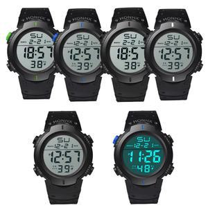 군인 손목시계 방수 알람 스톱워치 백라이트 스포츠 전자시계