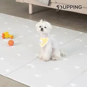 강아지매트 폴딩타입 4단 견종디자인 140X192x0.6cm