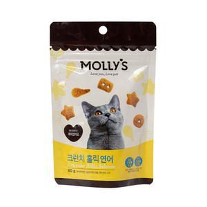 [몰리스] 크런치홀릭 연어 60g