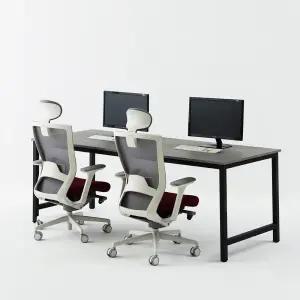 장인가구 트리어 초대형 오피스 철제테이블 2100X800