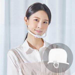 [마스케어] 에코 친환경 투명 위생 마스크 시식 배식 식당 마트 학교 병원 급식 주방 조리용