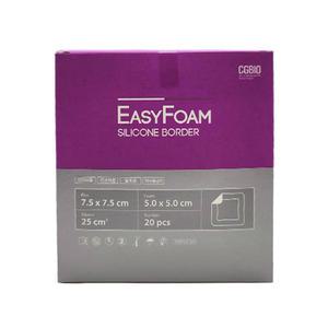 시지바이오 이지폼 실리콘보더 7.5x7.5cm 20매입 욕창 수술 상처 드레싱반창고 이지폼 밴드 흡수력