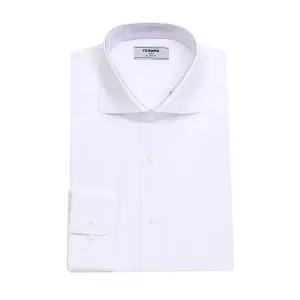 갤러리아 (긴소매 슬림핏) 깔끔한 트윌 숏와이드 카라 셔츠 RZRSL0101