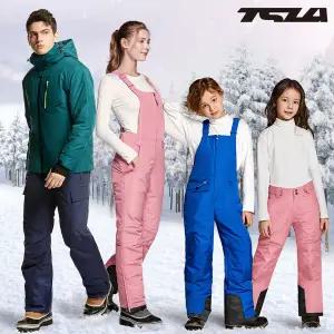 테슬라 키즈스키복 유아스키복 보드복 점프수트 눈썰매장 멜빵바지 TM-BKO65