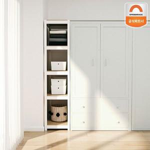 [홈던트]하우스 틈새선반 300x400x1800 5단 무볼트 다용도 팬트리 철제 수납장