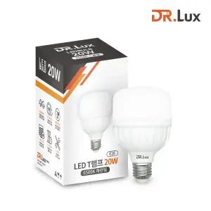 닥터룩스 고용량 LED 전구 T램프 20W 6500K 주광색