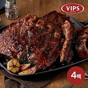 [빕스][빕스] 왕갈비 바비큐 폭립 640g 4팩