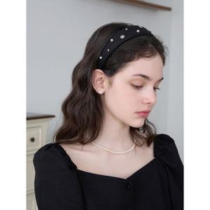 [장폴클라리쎄]클로에 크리스탈 진주 헤어밴드 JC003HB