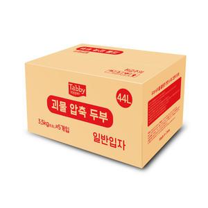 테비 괴물 압축 두부모래 일반입자 3.5kg x 5개