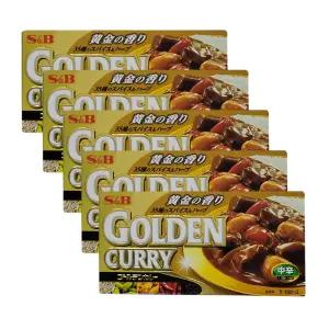 일본카레 에스비 골든카레 중간매운맛 5개 고형카레 커리