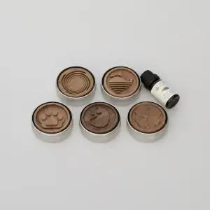 쟈니스헬리 아로마오일 확산 호두나무 원목 우드 발향기 디퓨저 틴케이스 WDC타입