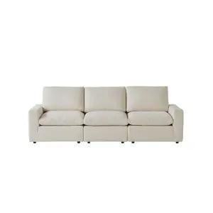 까사미아 캄포미니 4인소파_아이보리