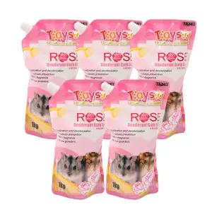 [초록끈] TAYSA 햄스터모래 장미향 1kg 5매입