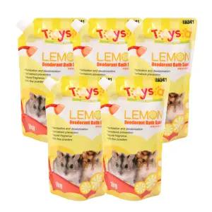 [초록끈] TAYSA 햄스터모래 레몬향 1kg 5매입