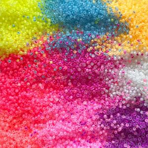 [15g]2mm 고급 형광 무광 인사이드 시드비즈 12종 SD2001 비즈반지 공예재료