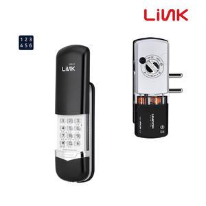 셀프설치 링크 샷시2 번호+카드 커버형도어락 번호키 디지털도어락