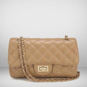 [세라]스튜디오세라 소가죽 퀼팅백 H13H363 베이지