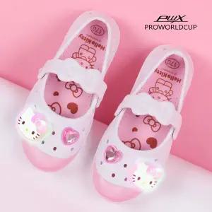 [보리보리/프로월드컵]프로월드컵 키즈 헬로키티 보니2 라이팅 실내화(WT)