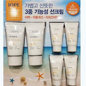 산뜻한 IOPE 가볍고 선크림 3중 기능성 UV쉴드40ml2입