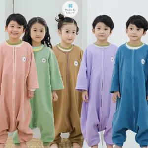 꾸미 슬립쌕 긴팔 비숑 수면조끼 아동수면조끼