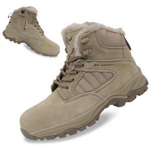 버팔로 방한 겨울 털 안전화 작업화 사막화 6인치 BFL-606W