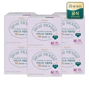 디어스킨 리얼모달 입는 오버나이트 중형 8p x 6팩