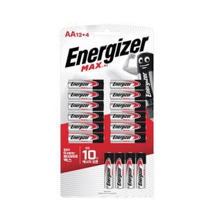 에너자이저 건전지 알카라인 맥스 AA 12+4입