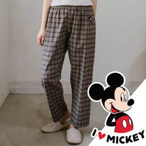 여자실내복 디즈니파자마 미키마우스잠옷 홈웨어 겨울 슬립웨어 기모면 수면바지