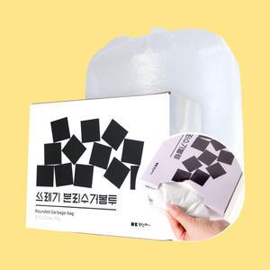 뽑아쓰는 쓰레기봉투 분리수거 봉지 60L 배접형 백색 200개 / DB