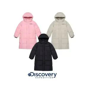 디스커버리 아동 레스터G 벤치 코트 다운  블랙  베이지 핑크 롱 패딩 DKDJ53016