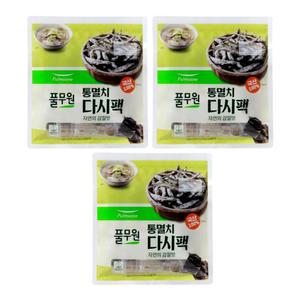 풀무원 통멸치다시팩 18g x 10입 180g x 3개 육수팩 국물내기
