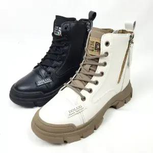 순이의신발장 발편한 키높이 통굽 여성 가을 겨울 워커부츠 여자 앵글 앵클 발목 가죽 숏부츠