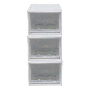 아이리스 서랍형 다용도 수납함 52L 3개 정리박스 서랍함 정리함 속옷정리 리빙박스