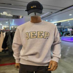 [지프] 기모 대문자지프 아플리케 맨투맨 티셔츠 JO1TSU857