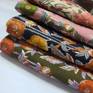 잔골덴원단 꽃무늬천 자트라플라워 4종 대폭 CS0622