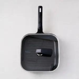 도루코리빙 뉴캐스트 초콜릿 IH + 뚜껑 세트 그릴팬28