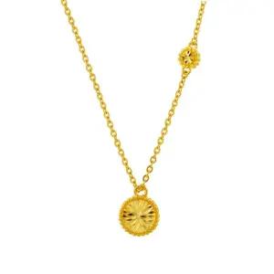 갤러리아 여자 순금 목걸이 참 자개 컷팅 24K 11.25g 18K장식