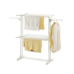 (창신리빙) 베란다세탁물건조대 (2단)이불건조대 접이식빨래건조대 미니건