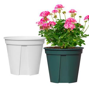 슬릿화분 분갈이 플라스틱 화분 모스그린 화이트 과습방지 써클링방지