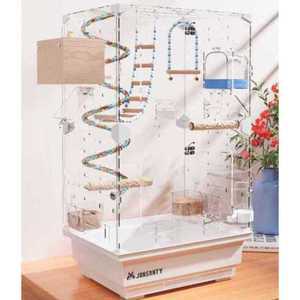 애완동물 투명 아크릴케이지 조류 소형 새장 모란앵무