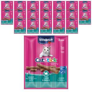 비타크래프트 대용량 캣스틱 연어+오메가3 3P 18g x 20개 1박스 고양이져키 냥이간식