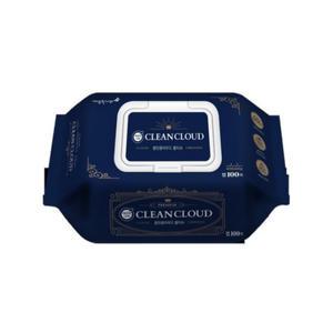 깨끗한나라 클린클라우드 물티슈 캡형 100매 x 10개