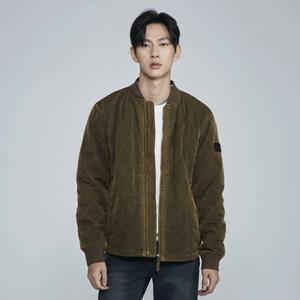 [버커루]남성 나일론 다이아퀼팅 하이넥 점퍼 (B223JP410P)