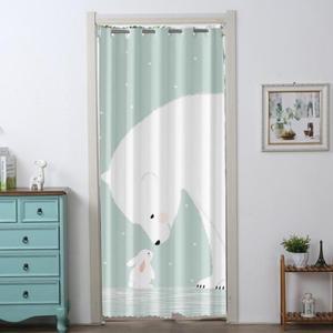 패브릭 도어 가림막 커튼 소형 대형 주방 가림막 베란다 방문 창문 가리개 압축봉