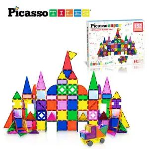 [피카소타일] 자석블럭 마그네틱빌딩 타일152PCS_PT152 3D 멀티