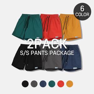 [2PACK] 나일론 와이드 이지 쇼츠 반바지 6COLOR